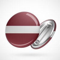 Button Latvia Lettland Flagge Größe 59mm