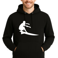 Unisex Hoodie Surfen Silhouette Größe S-3XL
