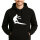 Unisex Hoodie Surfen Silhouette Größe S-3XL