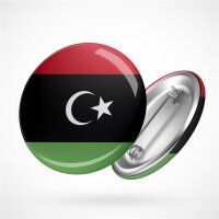 Button Libya Libyen Flagge Größe 59mm