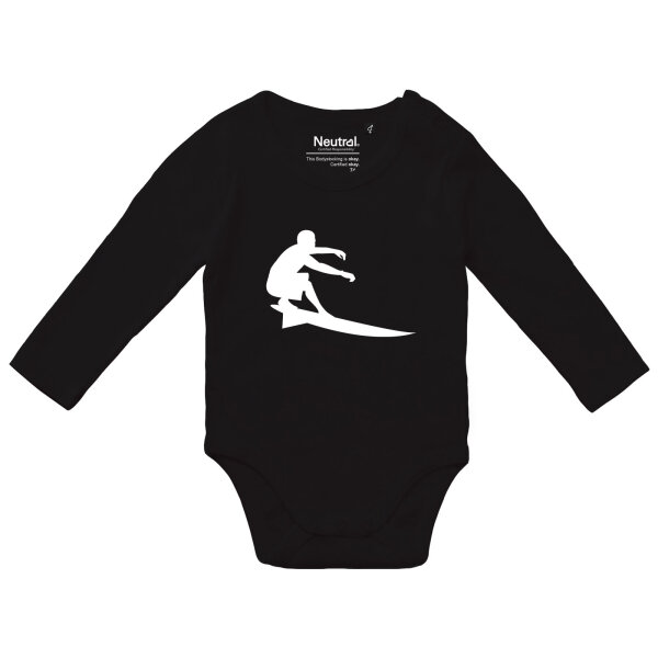 Baby Body Surfen Silhouette Größe 62-80