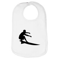 L&auml;tzchen Surfen Silhouette, doppellagig