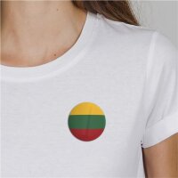 Button Lithuania Litauen Flagge Größe 59mm