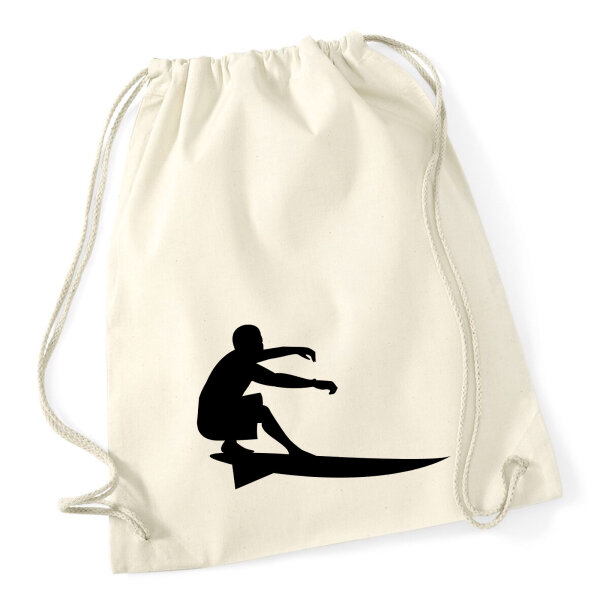 Turnbeutel Surfen Silhouette 12 Liter