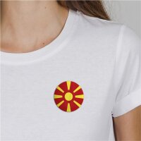 Button Macedonia Mazedonien Flagge Größe 59mm