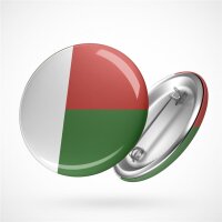 Button Madagascar Flagge Größe 59mm