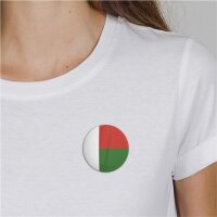 Button Madagascar Flagge Größe 59mm