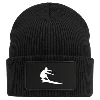 Beanie Surfen Silhouette Black Mütze