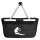Einkaufskorb faltbar Surfen Silhouette 20 Liter Tragekorb Black