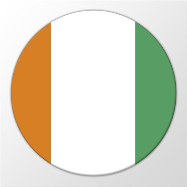 Magnet Ivory Coast Elfenbeinküste Flagge Flag 59mm Kühlschrankmagnet Flaschenöffner
