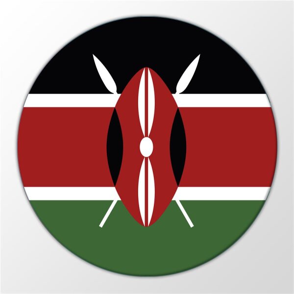 Magnet Kenya Kenia Flagge Ostafrika 59mm Kühlschrankmagnet Flaschenöffner