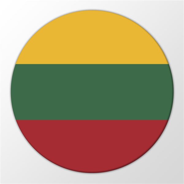 Magnet Lithuania Litauen Flag Baltikum Europa 59mm Kühlschrankmagnet Flaschenöffner