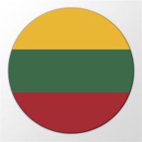 Magnet Lithuania Litauen Flag Baltikum Europa 59mm Kühlschrankmagnet Flaschenöffner