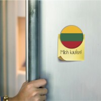 Magnet Lithuania Litauen Flag Baltikum Europa 59mm Kühlschrankmagnet Flaschenöffner