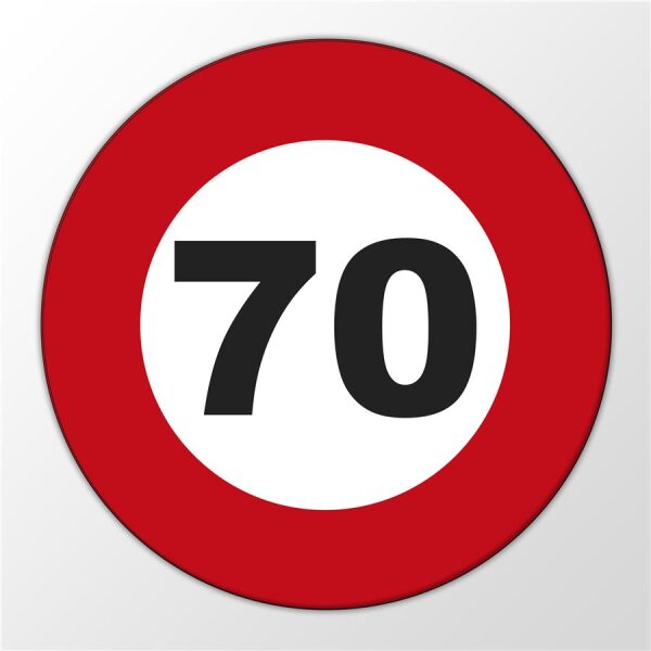 Magnet Achtung 70 Siebzig Geburtstag 59mm Kühlschrankmagnet Flaschenöffner