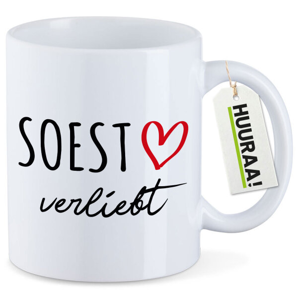 Kaffeetasse Soest verliebt 330ml