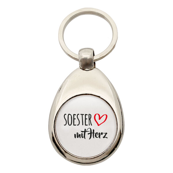 Schlüsselanhänger Soester mit Herz