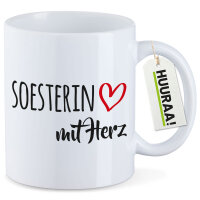 Kaffeetasse Soesterin mit Herz 330ml