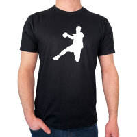 Herren T-Shirt Handball Silhouette Größe S-3XL