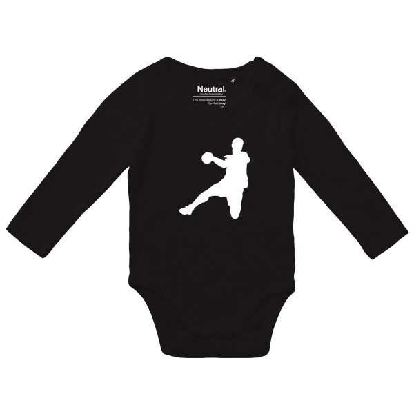 Baby Body Handball Silhouette Größe 62-80