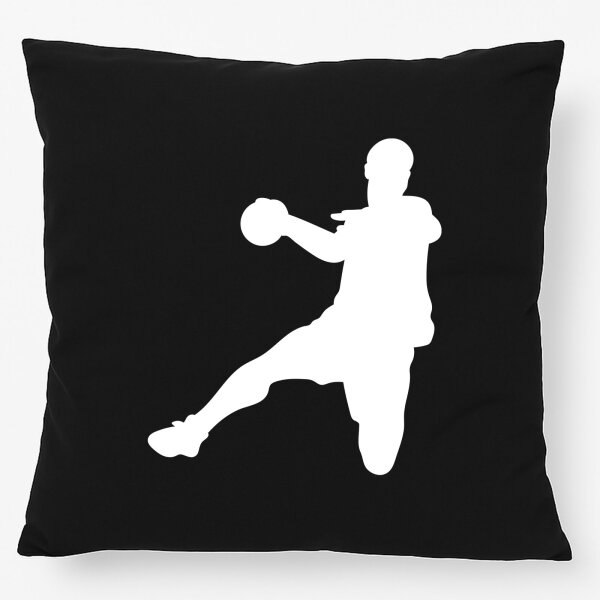 Kissen Handball Silhouette 40x40cm