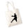 Jutebeutel Handball Silhouette 10 Liter