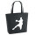 Filzshopper Handball Silhouette 22 Liter Filztasche