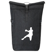 Kurierrucksack Handball Silhouette 30-44 Liter Black Melange