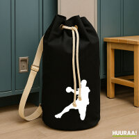 Seesack Handball Silhouette 20 Liter Rucksack Black