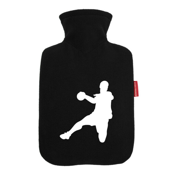 Wärmflasche Handball Silhouette