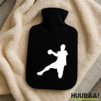 Wärmflasche Handball Silhouette