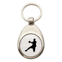 Schlüsselanhänger Handball Silhouette