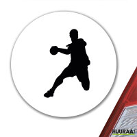 Aufkleber Handball Silhouette 10cm Sticker
