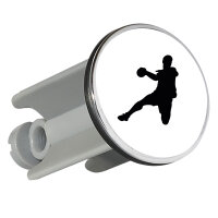 Waschbeckenstöpsel Handball Silhouette 4cm...