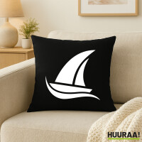 Kissen Segeln Segelboot 40x40cm