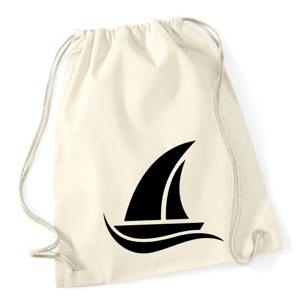 Turnbeutel Segeln Segelboot 12 Liter