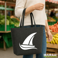 Filzshopper Segeln Segelboot 22 Liter Filztasche