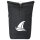 Kurierrucksack Segeln Segelboot 30-44 Liter Black Melange