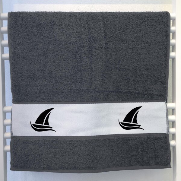 Handtuch Segeln Segelboot 50x100cm