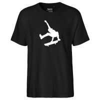 Herren T-Shirt Skateboarden Silhouette