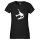 Damen T-Shirt Skateboarden Silhouette Größe XS-XXL