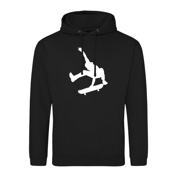 Unisex Hoodie Skateboarden Silhouette Größe S-3XL