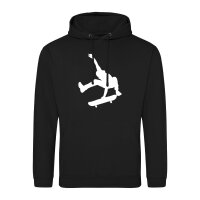 Unisex Hoodie Skateboarden Silhouette Größe S-3XL