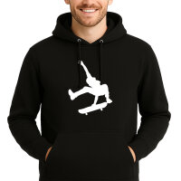 Unisex Hoodie Skateboarden Silhouette Größe S-3XL