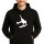 Unisex Hoodie Skateboarden Silhouette Größe S-3XL