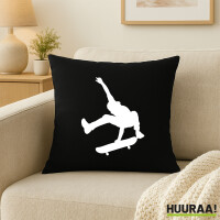 Kissen Skateboarden Silhouette 40x40cm