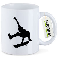 Kaffeetasse Skateboarden Silhouette 330ml
