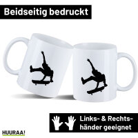 Kaffeetasse Skateboarden Silhouette 330ml