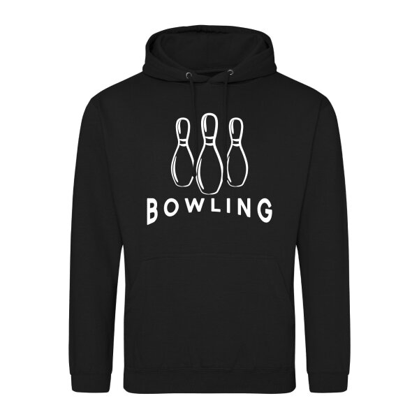 Unisex Hoodie Bowling Pinns Größe S-3XL