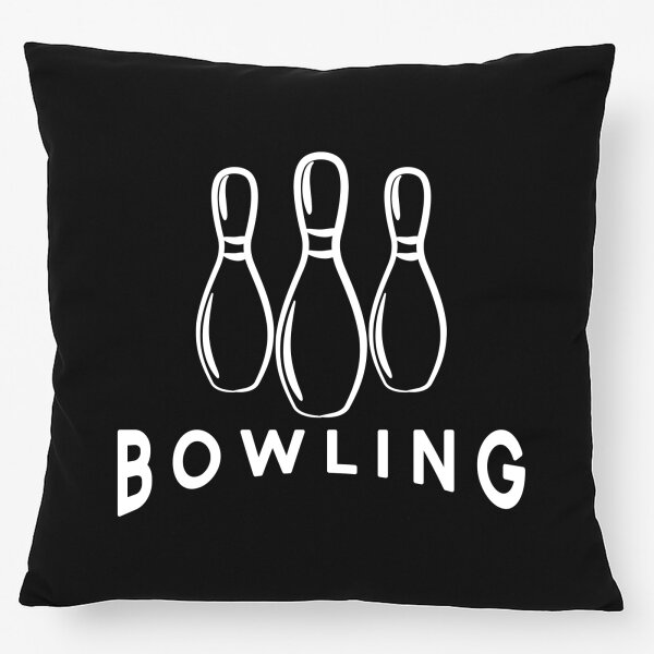 Kissen Bowling Pinns 40x40cm